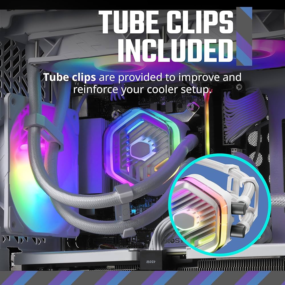PC用ファン・クーラー MasterLiquid 240 ATMOS White MasterLiquid 240 ATMOS White AIO Liquid Cooler | Cooler Master